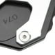 thumbnail image 3 of Almohadilla de la placa de Extensión Ormromra Soporte lateral de Aleación de aluminio para CB500X 2019+ negro, 3 of 8