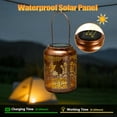 thumbnail image 3 of Hummingbird Solar Lanterns Outdoor Waterproof, Birthday Gifts for Women Mom Grandma Sister Fathers Day Gifts for Dad, Hanging Solar Lights Garden Decor for Outside Decoration Patio Yard Lawn Porch, 3 of 6