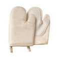 thumbnail image 2 of Guantes de cocina de silicona | Guantes resistentes al calor hasta 482 °F | Empuñadura texturizada antideslizante | Aislamiento grueso para hornear, cocinar, asar a la parrilla | Fácil de limpiar |, 2 of 8