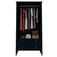 thumbnail image 4 of Crown Full Wardrobe with Hanging and 2 Drawers in Tatiana Midnight Blue, 4 of 7