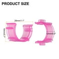 thumbnail image 2 of 50pcs Bobbin Holder Plastic Bobbin Clamps Sewing Tool Clip Thread Clips Holder for Sewing Machines Organizing Threads & Avoiding Tangles, Pink, 2 of 7