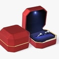 thumbnail image 4 of Typpkmm LED Jewelry Ring with Box Velvet Rubber Necklace Pendant 1 Pcs, 4 of 7
