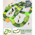 thumbnail image 5 of Diy Dinosaurio Pista Juguetes Con 2 Coches Niños 277 pcs, 5 of 5