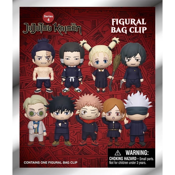 1PC Jujutsu Kaisen Officially Licensed 3D Anime Mystery Blind Bag Clip Keychain