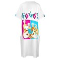 thumbnail image 4 of Traje de verano para mujer traje holgado con bolsillos camiseta Go Gos para festival, 4 of 6