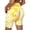 Yellow, variant on IWRICH Seamless Workout Shorts for Women High Waist Gym Scrunch Tie Dye Short Booty Lifting Yoga Shorts Yellow XL