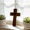 Glossy Surface,1Pc, variant on Bisitoy Wooden Cross Fidget Wood Pocket Prayer Fidget Cross to Hold Gifts for People with Depression/Anxiety