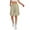 06# Beige, variant on HKYNLAG Women's Bermuda Short Casual Multi-Pockets Bermuda Cargo Shorts Solid Classic Knee Length Summer Hiking Shorts Khaki S