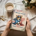 thumbnail image 3 of Democratic Corgi Making Woof Count Election 2024 Spiral Bound Journal Welsh Corgi Dog Lover Gifts Idea 5x7in Spiral Notebook - 01001, 3 of 5