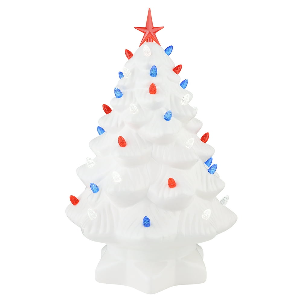 Mr. Christmas 14" Lit Patriotic Nostalgic Tree