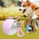 thumbnail image 1 of Botella agua para perros, dispensador agua para perros, uso exterior con cuenco plegable, fácil usar, profesional, 285 ml, a prueba fugas, Rosa, 1 of 8