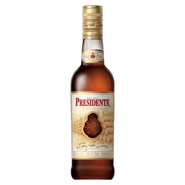 Paquete de 3 Brandy Presidente Clasico 700 ml