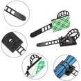 thumbnail image 2 of Juego de 50 bridas de nailon autoadhesivas ajustables para cables y soportes para organizar cables, color negro, 2 of 5