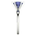 thumbnail image 3 of 2.5 ct Round Cut Simulated Tanzanite Solitaire Engagement Ring for Women in 18K White Gold, 3 of 5