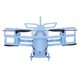 thumbnail image 3 of JJRC H95 RC Drone Mini Drone Altitude Hold RC Plane Juguete para exteriores para niños con función A Abanopi Azul / reloj control remoto / 3 pilas, 3 of 7