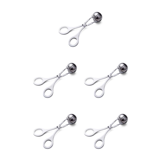 Yuarrent Clip para hacer albóndigas, abrazadera de molde relleno de acero inoxidable, reutilizable, café, restaurante, cocina, molde para helado, Type2 NO2 Yuarrent CBP485515