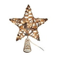 thumbnail image 4 of Vacemry Under $5 Mini Tree Topper Star, Small LED Light Up Christmas Tree Top, Iron Decorative Star Ornament, Festive Tree Crown Decor, Lighted Xmas Tree Topper Star, 4 of 9