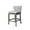 Reclaimed Oak 1, variant on Maven Lane Hugo Counter Stool, Reclaimed Oak Finish & Ash Grey Fabric Upholstery
