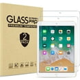 thumbnail image 1 of Protector de pantalla de vidrio templado para iPad 9.7 (2018/2017), iPad Pro 9.7 (2016), iPad Air 2 (2014) y iPad Air 2013 (2013) (2 unidades), 1 of 8