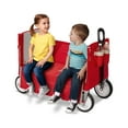 thumbnail image 3 of Open Box Radio Flyer 3 in 1 EZ Fold Wagon All Terrain Cart with Canopy, Red, 3 of 16
