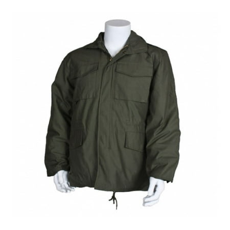 Fox Outdoor Mens M65 Field Jacket w/ Liner, Olive Drab, 2XL