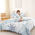 thumbnail image 4 of spefrowx Blue Sea Turtle Queen Comforter Set for Kids Boys, Underwater Coral Seashell Comforter Sets Queen, 3-Piece, 1 Comforter and 2 Pillowcases, 4 of 6