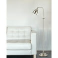 thumbnail image 2 of Cal Lighting Pharmacy 11" Durable Metal Floor Lamp with Foot Switch in Silver, 2 of 3