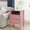 Pink, variant on May in Color Green Fluted Nightstand with 2 Drawers Set of 2, Modern Wooden Sofa Table with Storage for Small Spaces, Tall End Table for Bedroom,Living Room, Couch Coffee Table