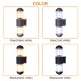 thumbnail image 3 of Toystoory Pantalla de plástico de aluminio resistente al agua de 24 W, lámparas de pared LED, lámpara de pared IP65, enchufe E27 para exteriores Iluminación y accesorios Numero 3 Toystoory HA025434-03, 3 of 6