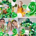 thumbnail image 4 of Green 9th Birthday Decoration, 9th Birthday Party Decoration with Numbers 9 Balloon Confetti Star Heart Giant Foil Balloon for Kids, Boys, 4 of 7