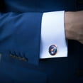 thumbnail image 4 of PhooArto Men's Classic Stainless Steel, Universe Space Galaxy Planets Cufflinks Business Wedding Shirts, Rose Gold, 4 of 7
