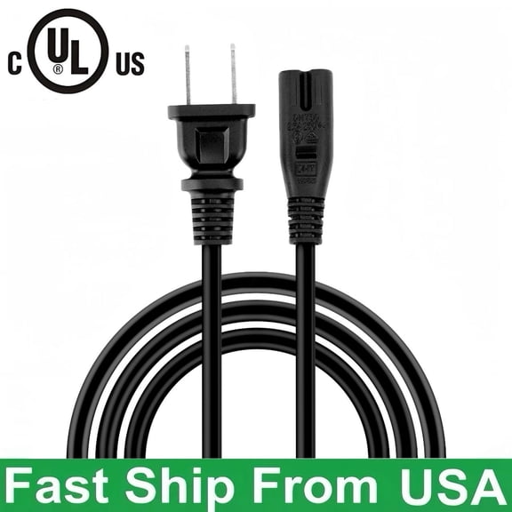 UL Power Cord Compatible with JBL PartyBox 100 110 200 300 310 710 1000 On-The-Go Speaker