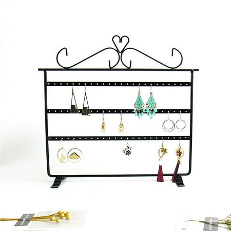 Metal Tree Jewelry Stand 72 Holes Jewelry Display Rack Organizer Holder Earrings Metal Stand Necklace Holder Jewelry Tree - Store Fixtures & Equipment/Jewelry Displays/Earring Holders ()