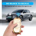 thumbnail image 3 of Key Fob Cover Compatible with Toyota Camry Venza Sienna Land Cruiser Highlander Tundra Corolla Prius 2021-2025 Keychain Case Holder Protector,D-White, 3 of 6