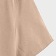 thumbnail image 6 of Mens Hawaiian Shirt Band Collar Short Sleeve Button Down Shirts Summer Beach Shirts Khaki, 6 of 6