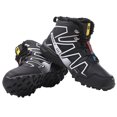 thumbnail image 1 of Zapatos de senderismo Zapatillas casuales para hombre PU transpirable para otoño invierno (45) Blanco, 1 of 9