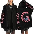 thumbnail image 1 of Sudaderas de los 90 Sudaderas con capucha con cremallera para mujer Sudadera con capucha con letras lindas de Disney Lilo & Stitch Chaquetas con cremallera Ropa de calle para, 1 of 1