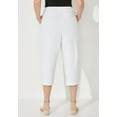 thumbnail image 2 of Catherines Women's Plus Size Suprema Elastic Waist Capri Pant (Petite Available), 2 of 6