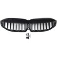thumbnail image 4 of 2Pcs Car Front Grille, Gloss Black Front Bumper Hood Kidney Grille Racing Grille Replacement for BMW G20 3-Series, 4 of 7