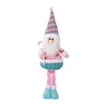 thumbnail image 2 of Figura navideña de muñeca navideña, adorno navideño, muñeca de pie para las vacaciones en casa Muñeco de Papá Noel, 2 of 9