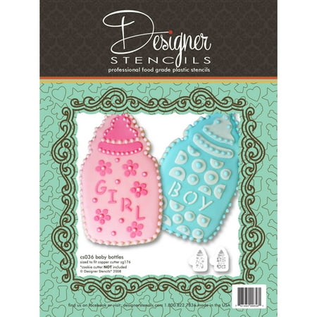 

Baby Bottles Cookie Stencil Set (no cutter) by Designer Stencils