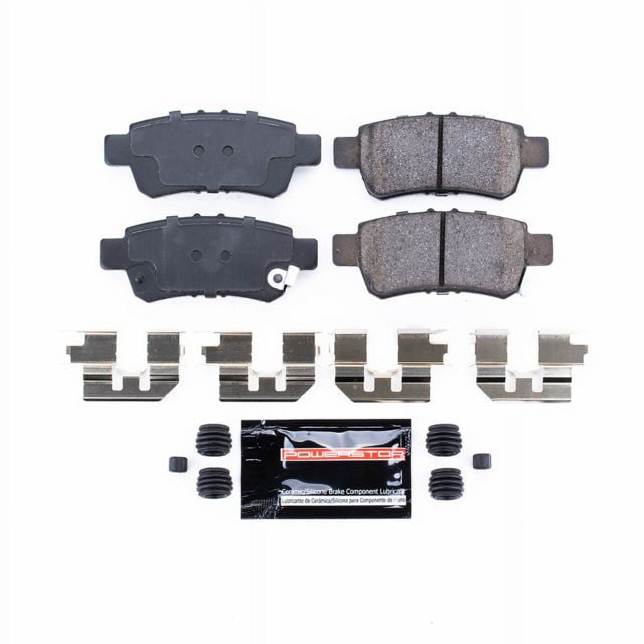 Power Stop Rear Z23 Evolution Carbon-Fiber Ceramic Brake Pads Z23-1088