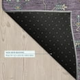 thumbnail image 5 of Addison Rugs Chantille Indoor/Outdoor Traditional Global Plum Machine Washable Rectangle Rug, 5' x 7'6", 5 of 8
