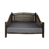 Iconic Pet Maharaja Rattan Pet Bed – Indoor/Outdoor