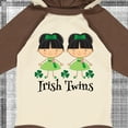 thumbnail image 4 of Inktastic Irish Twins St Patricks Girls Girls Long Sleeve Baby Bodysuit, 4 of 5