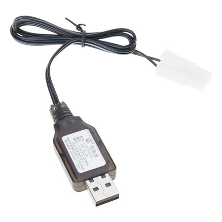 YIEMEEN L6.2-2P USB Charger Cable For 7.2V NiMH NiCD Battery Power Toy 23.62inch