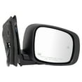 thumbnail image 2 of TRQ Driver and Passenger Side Mirror Set Power Heated Memory Blind Spot Indicator Smooth Black Chrome Fits 2013-2016 Dodge Grand Caravan Chrysler Town & Country CH1320481 CH1321481, 2 of 5