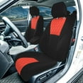 thumbnail image 3 of For Honda Accord 2023-2024 FH Group Neoprene Custom Fit Car Seat Covers - Sport SE, EX, EX-L, Touring, LX, Sport Hybrid - Red/Black Full Set, 3 of 7