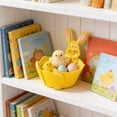 thumbnail image 5 of Easter Bunny Baskets with Rabbits Ears Easter Desktop Decor Storage Basket for Candy Party Props, 5 of 6