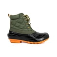thumbnail image 3 of SUGAR Womens Green Cushioned Quilted Skippy Round Toe Lace-Up Rain Boots 10 M, 3 of 3